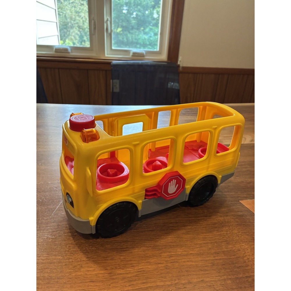 2016 Fisher Price Little People Sit With Me School Bus Sounds Lights